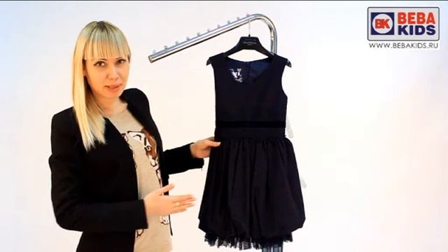 Школьное платье "Лента" для девочки 04-295 Noble People смотреть онлайн