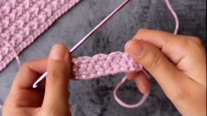 ? Супер просто и красиво! Как связать рельефный узор крючком