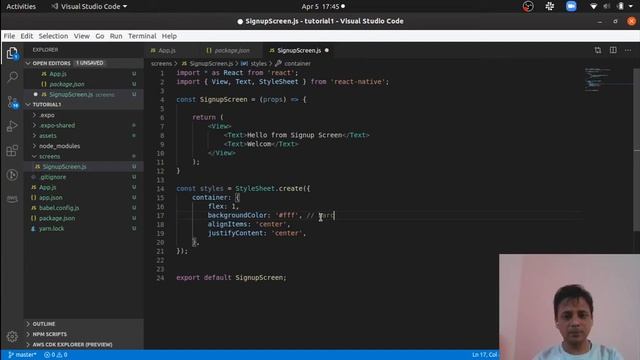 React Native Mobile App Development in Hindi - Part 2 - Setting up Expo смотреть онлайн