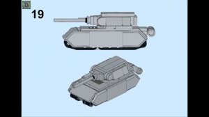 Мини танк Maus из Лего (ремодель)