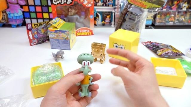 МНОГО РАНДОМНЫХ ИГРУШЕК - Пупырки Pop It, Спанчбоб, Трансформеры