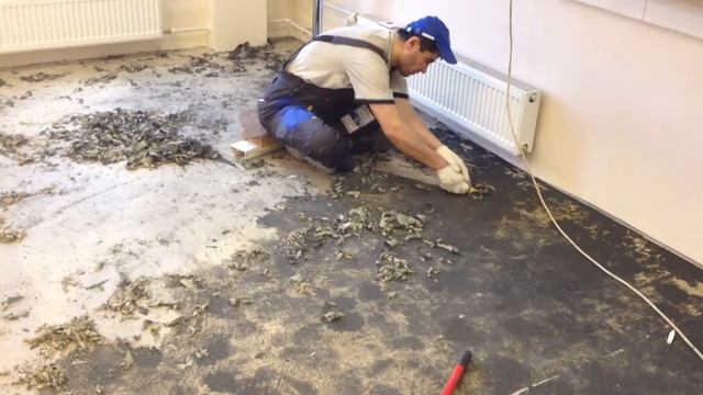 Подготовительные работы перед выравниванием пола самовыравнивающейся смесью смотреть онлайн