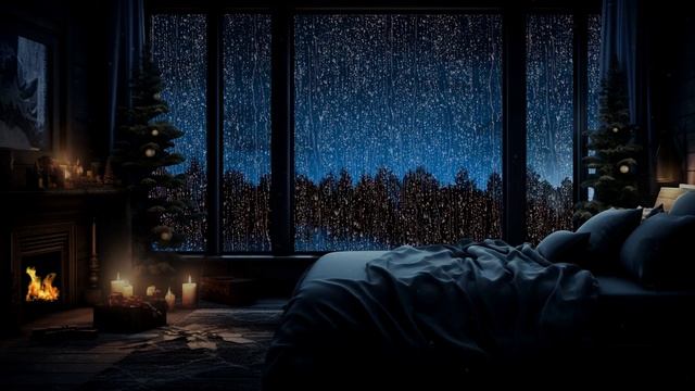 Heavy Rain For Good Sleep | The Sound of Rain Outside the Window for Sleep смотреть онлайн