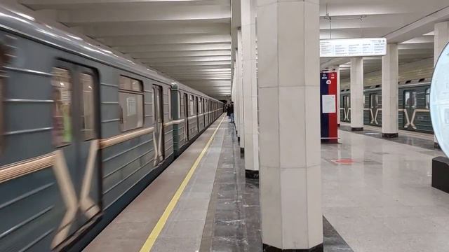 Станция метро "Коломенская" обновлённая после реконструкции // 10 февраля 2024 года