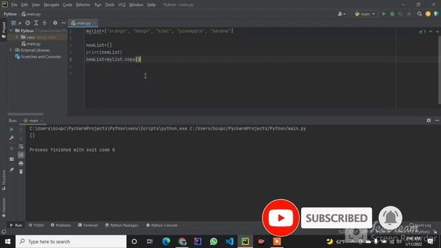 14. Python Bangla Tutorial - Copy List Function in Python.