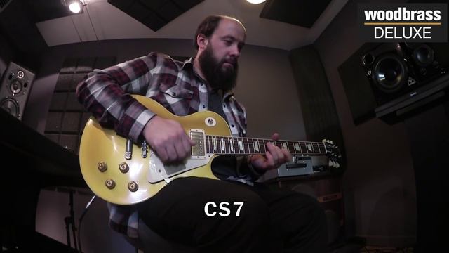 TEST GIBSON WOODBRASS DELUXE : comparatif Les Paul Gold Top R7 / CS7 / True Historic смотреть онлайн