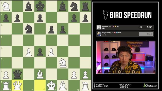 GM Eric Hansen Bird Speedrun | 400-600 смотреть онлайн