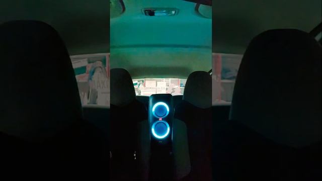 JBL Partybox 100 Extreme Bass Boosted In Car [Shape of you]