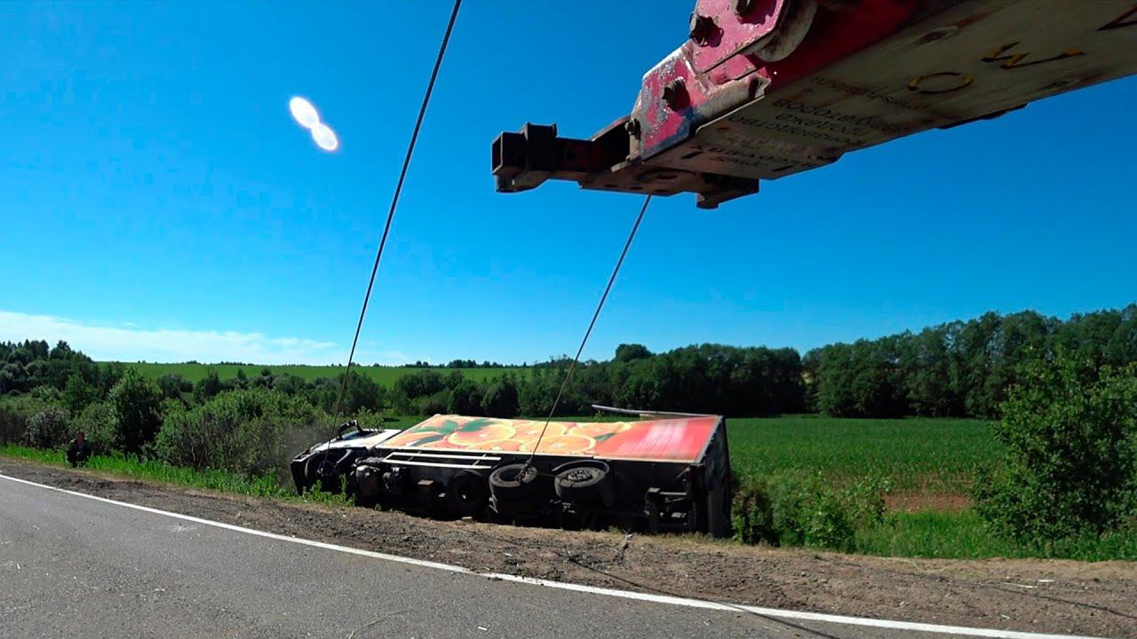 Постановка на колеса и вытаскивание из кювета. смотреть онлайн