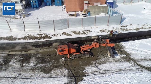 Устройство грунтовых анкеров (винтовых анкеров) «ГСТ»