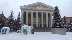 Городская ёлка в городе Прокопьевске.