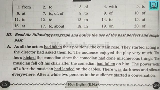10th class | Unit - 4, Reading A : Rendezvous With Ray lesson | Vocabulary | Grammer | Listening
