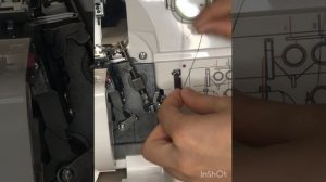 Как заправить оверлок Джаноме Т -72