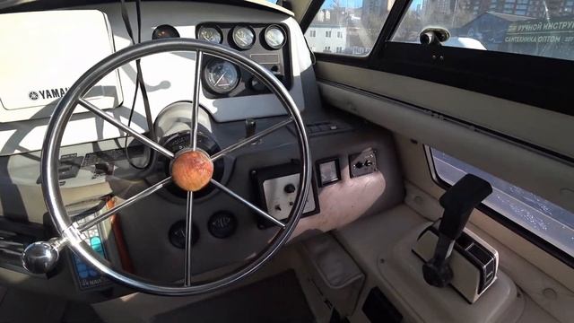 Обзор катера Yamaha FR-28. Volvo Penta AD41 / DP290. смотреть онлайн