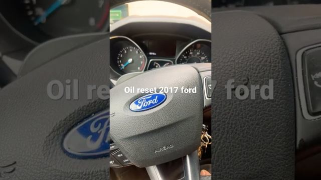 Como borrar mensaje de cambio de aceite Ford 2017 oil life reset