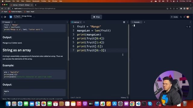 Strings Slicing and Operations on Strings in Python | Python Tutorial - Day #12 смотреть онлайн