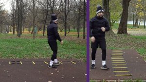 Бокс техника. Координационная лестница - основы движения боксера.