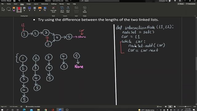 Intersection Of Two Linked Lists: Amazon Problem | LeetCode 160 {Using Hash Set} смотреть онлайн