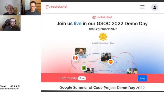 Welcome Keynotes - Rocket.Chat Google Summer of Code 2022 Demo Day смотреть онлайн