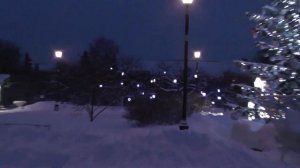 Дивеево в Рождество. Праздничная иллюминация