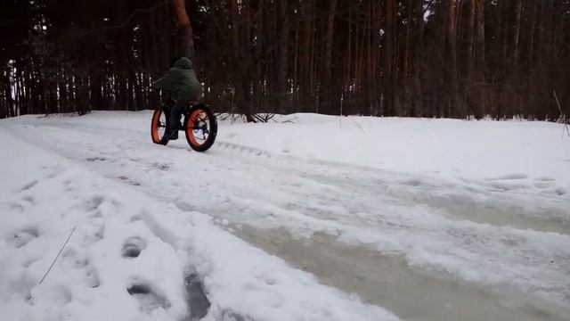 Зимний велопрокат на фетбайке смотреть онлайн