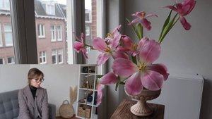 КОМПОЗИЦИЯ ИЗ ТЮЛЬПАНОВ НА КЕНЗАНЕ. Мастер-класс по флористике