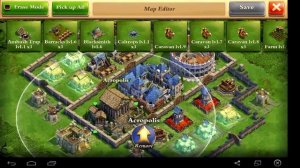 DomiNations Android/iOS Game CLASSICAL + MEDIEVAL AGE BASE DEFENSE LAYOUT with Acropolis!
