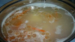 Суп с рисом и картофелем