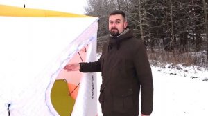 Зимняя палатка автомат КУБ Fish2Fish с утеплителем и без / Установка и обзор