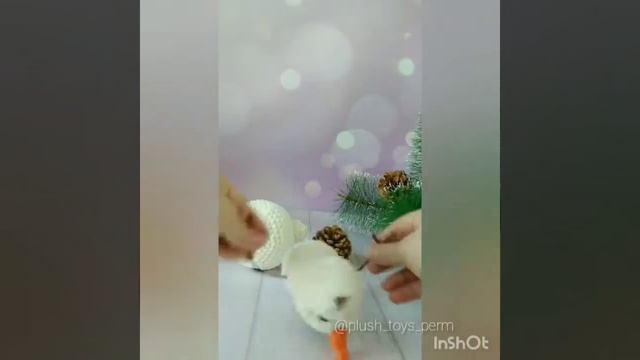 Вязаный снеговик Олаф амигуруми смотреть онлайн