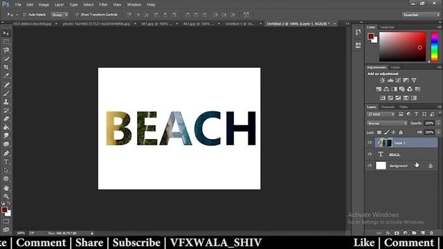 1 Photoshop Lesson 6 How to Use Clipping Mask смотреть онлайн