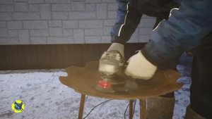 Как сделать сковороду из диска бороны.How to make a frying pan from a harrow disk.