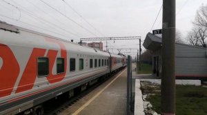 Юбилейный! Электровоз ЭП1М 500 с поездом №145С Назрань-Москва. "Ингушетия".