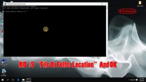 Delete File Or Folder Using CMD(Command Prompt)