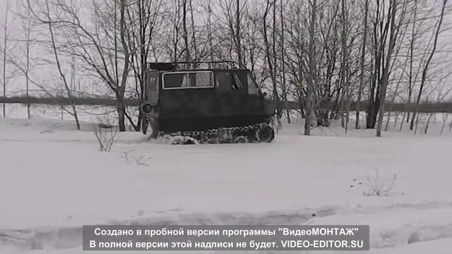 Самодельный гусеничный вездеход Хабаровск