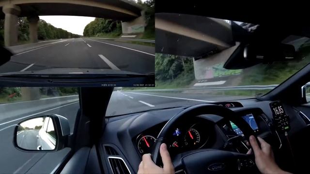 Ford Focus ST MK3 Wagon - Autobahn - 100-200 acceleration - Stage 2 смотреть онлайн