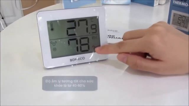 Nhiệt ẩm kế điện tử Boneco X200 [Homeair.vn] смотреть онлайн