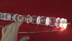 Акриловый поручень из балясин №А8