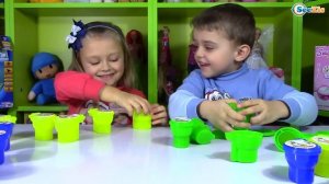Challenge for Kids Noise Putty Slime | ЧЕЛЛЕНДЖ ЛИЗУН Пукающие Лизуны Видео для детей Tiki Taki