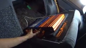 Шевроле Ланос, заменил динамики,установил два усилителя