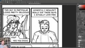 Making Comics in Photoshop LIVE | HamsterBomb