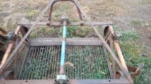 Самодельная картофелекопалка( двухрядная)/ Homemade potato digger (double row)