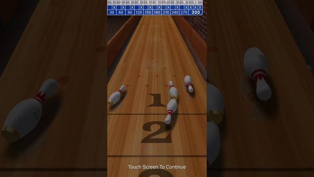 10 Pin Shuffle Bowling- Perfect 300 Game (no gameplay unfortunately)