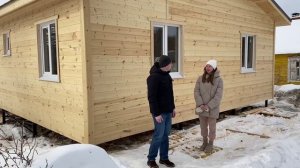 Видеоотзыв на каркасный дом 6х8 по проекту "Скандинавия"