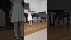 F.Kuchler - Concertino Op 12, D dur (1 movement)/ Elena Jovanova (8years)