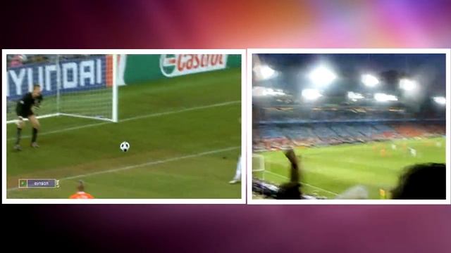 Россия - Нидерланды. Гол Павлюченко. Вид с Трибуны. смотреть онлайн