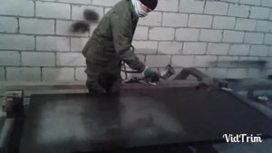 Подготовка и покраска дверей.молотковой краской