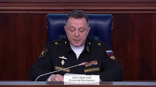 Брифинг заместителя начальника ГОМУ ВС . смотреть онлайн