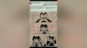Озвучка комиксов по Bendy №13. #бенди#озвучка#комиксы