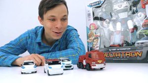 Игры для мальчиков в ТОБОТЫ. Распаковка: Дельтатрон и Кватран